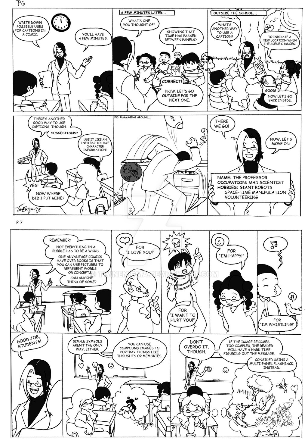 Create a Comic Commission p6-7