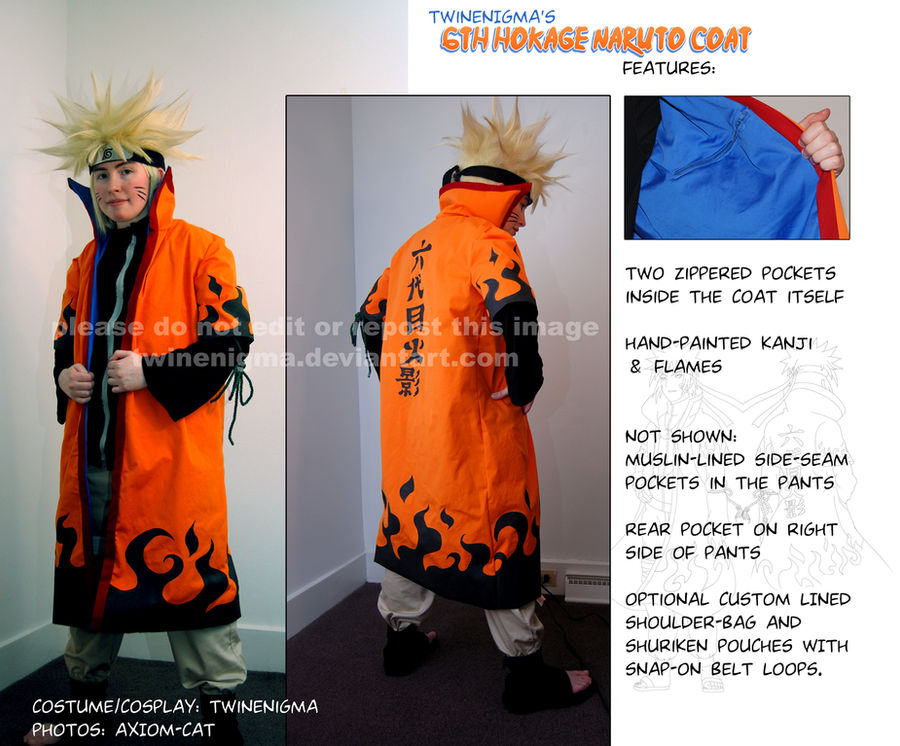 Naruto 6th Hokage Costume FULL by TwinEnigma on DeviantArt