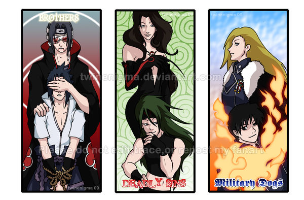 anime bookmarks 2 by TwinEnigma on DeviantArt