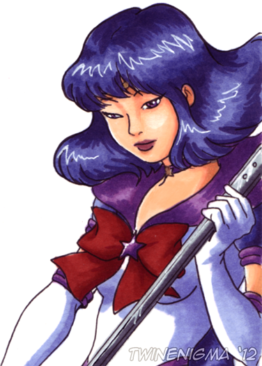 Sailor Saturn art card