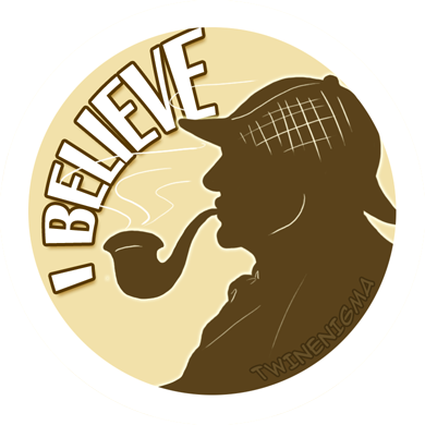 I believe in Sherlock button