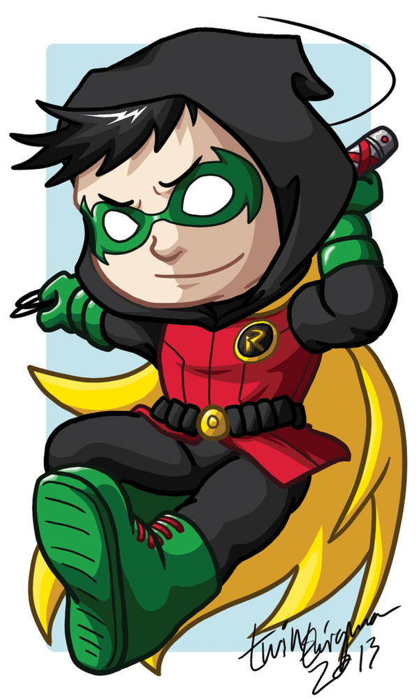 Chibi Damian Wayne Badge