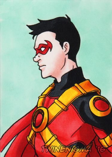 Red Robin Art Card