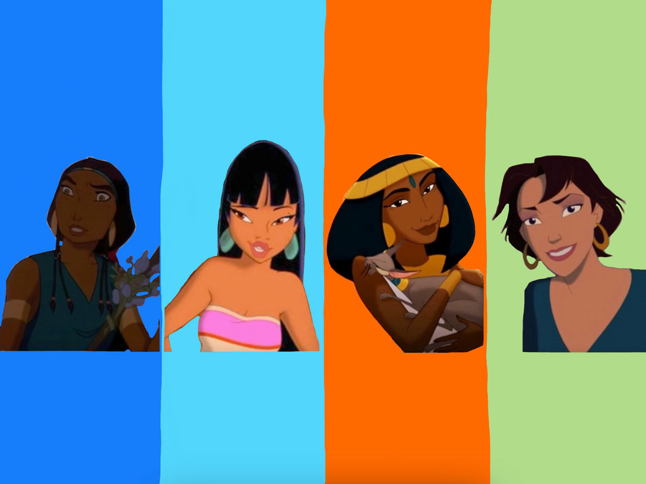 Chel Tzipporah, Chel, Asenath, Marina by Aladdin2001 on DeviantArt