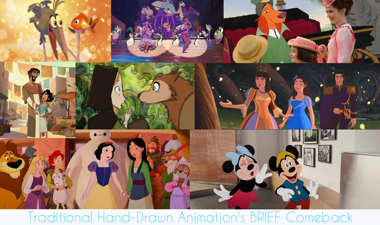 Traditional Hand-Drawn Animation's BRIEF Comeback by Aladdin2001 on ...