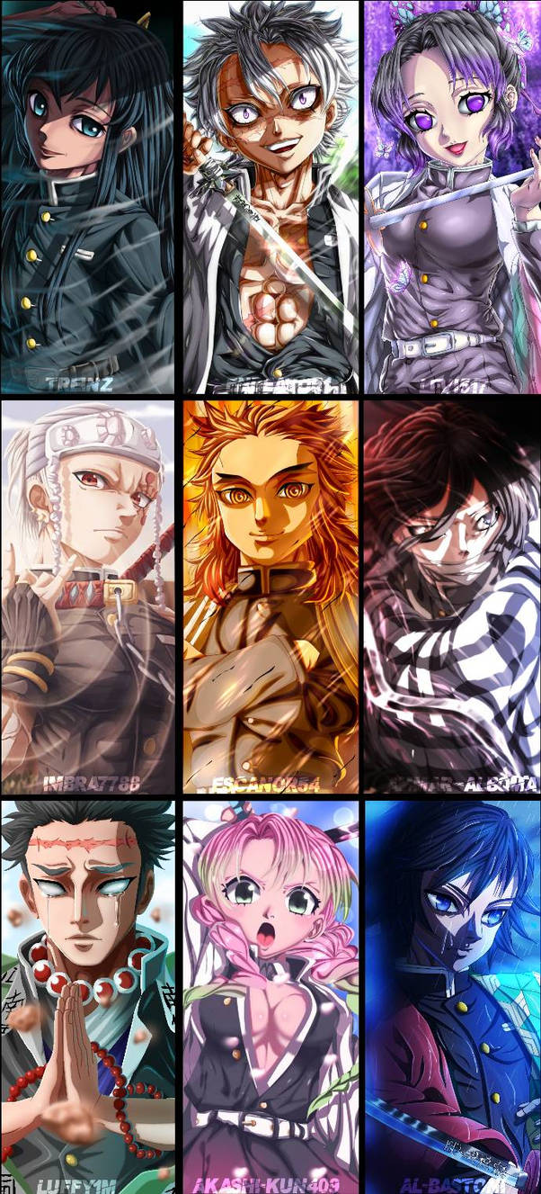 HASHIRA - DEMON SLAYER by levi517 on DeviantArt
