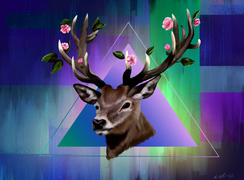 The Stag by AtelierAlison on DeviantArt