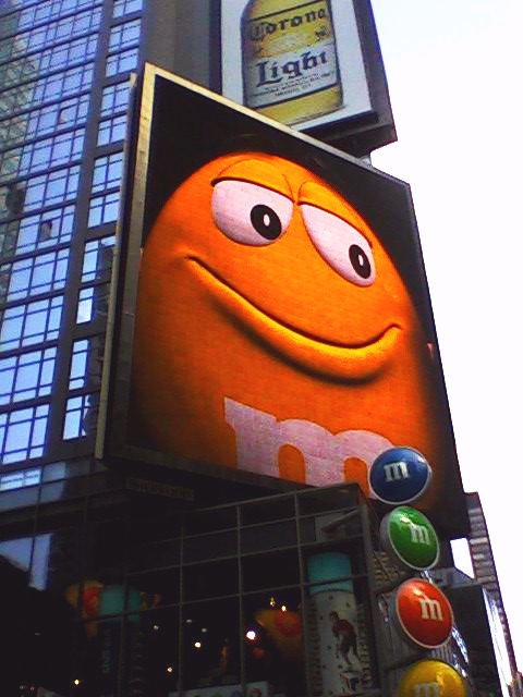 orange M and M by TreborNehoc on DeviantArt