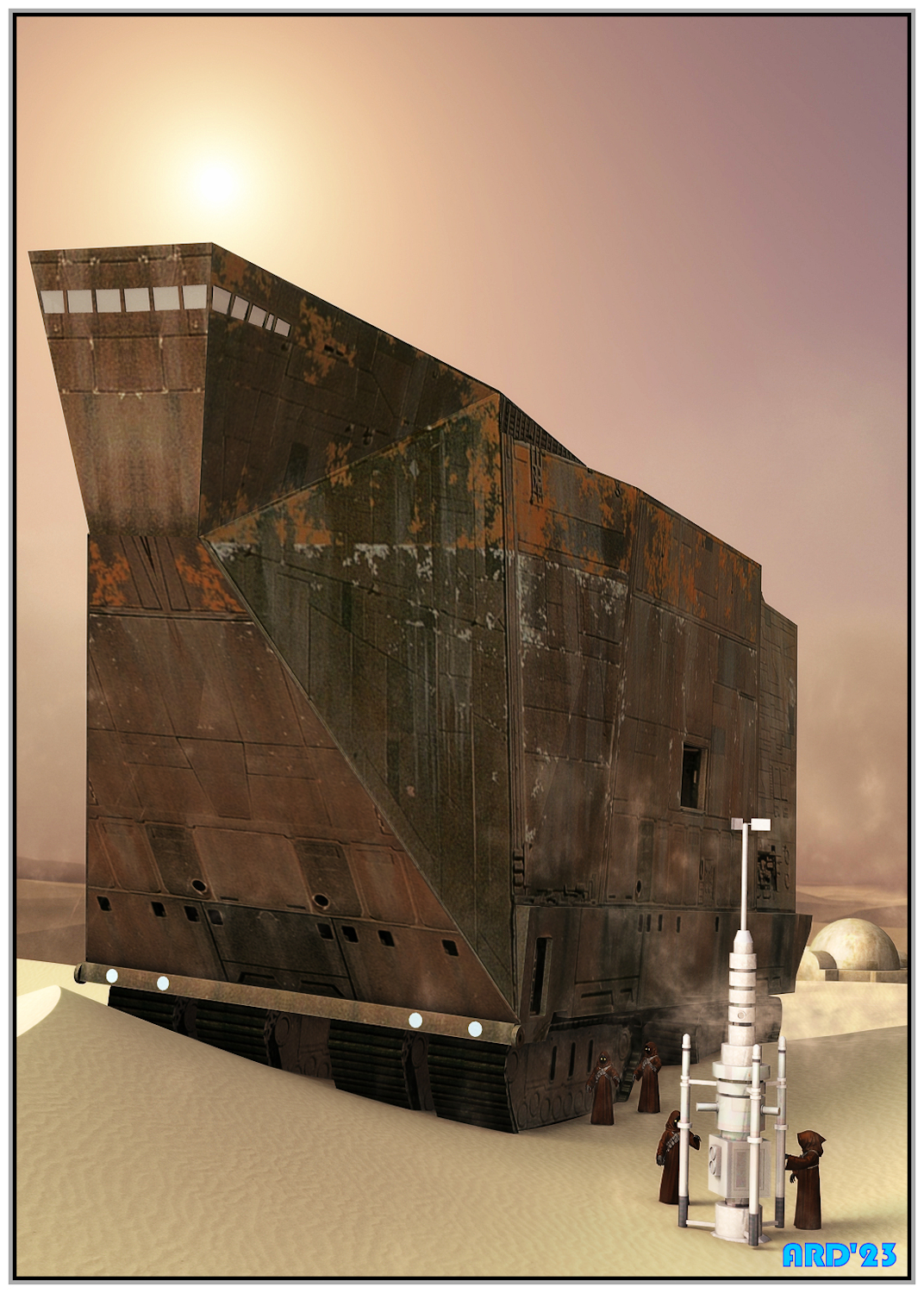 Sand Crawler Rover Base 23-06-03 Sandcrawler by aldemps on DeviantArt