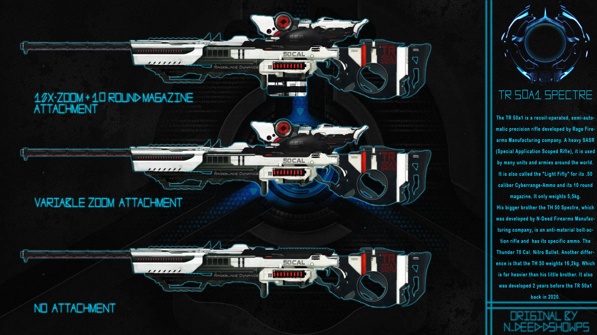 TR-50a1 Spectre Sniper Rifle by Rageblade66