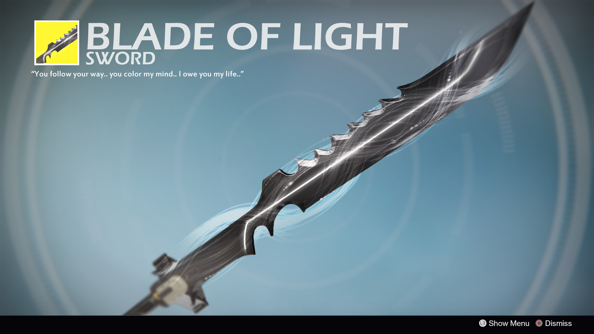 Sword Concept: Light Blade