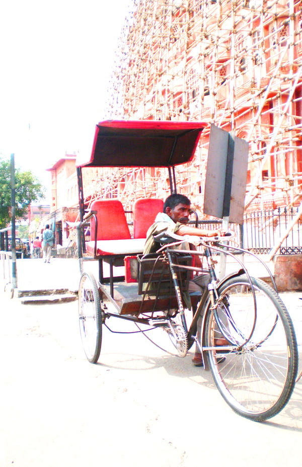 Poster -human-powered Rickshaw by 21dreamz on DeviantArt