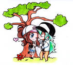 N and white comission by Cadycassy