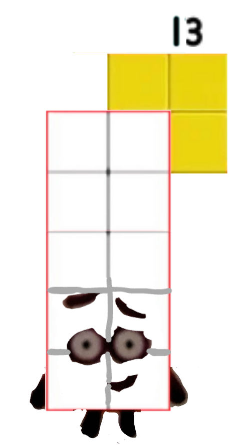 Numberblocks 13 blocks (2021 fixed) by grady6 on DeviantArt