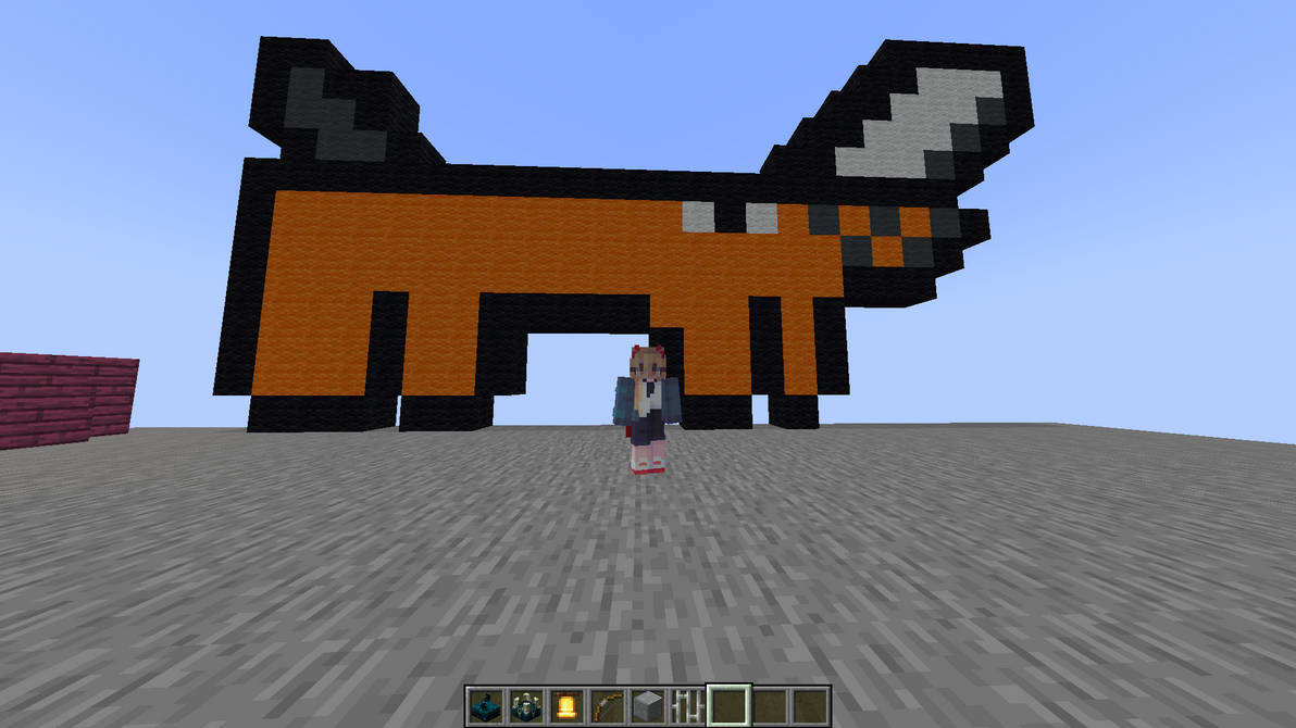 Pochita pixel art 33333333333333333333333333333333 by kobenitisen on