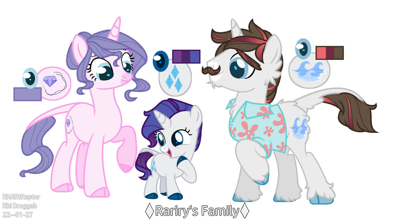 Mlp Rarity's Family Rarity's family redesign by AnnonDragahArt on DeviantArt