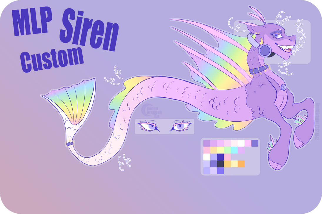Mlp Sirens Deviantart MLP Siren Custom by AnnonDragahArtStudio on DeviantArt