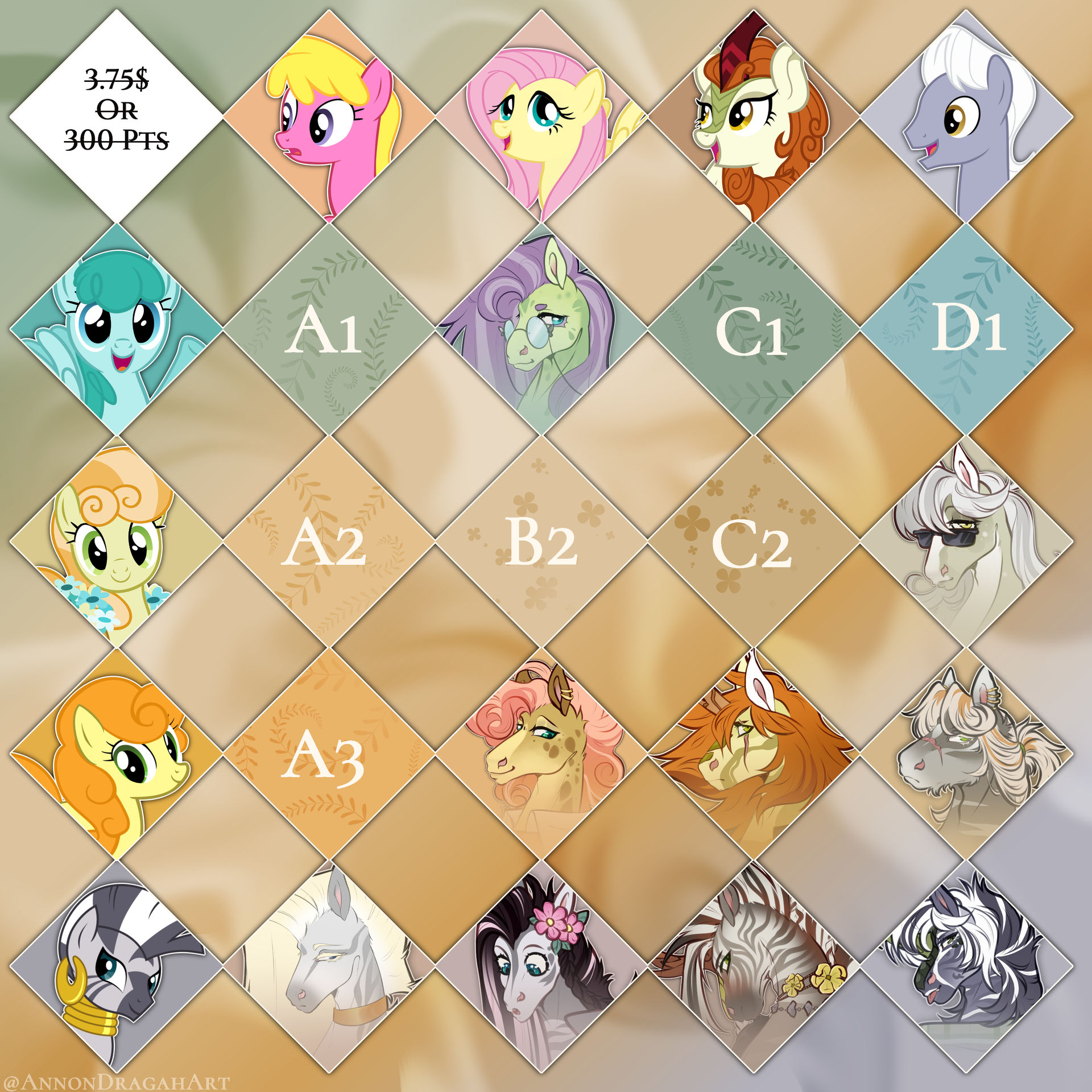 Mlp Rara Fusions (CLOSED) Seasons - MLP Fusions by AnnonDragahArtStudio on DeviantArt