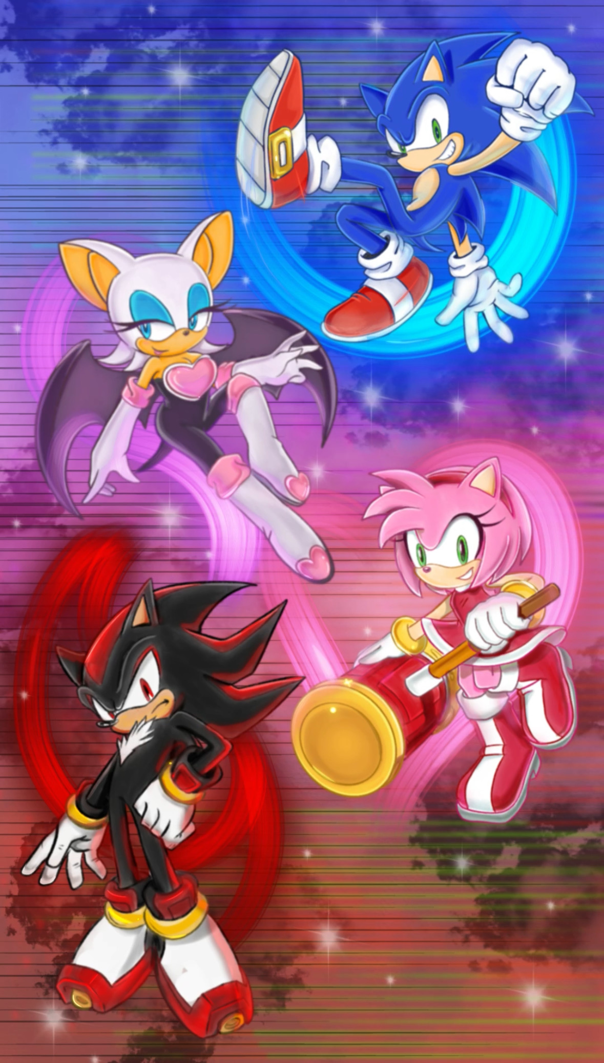 Sonic Characters Deviantart Sonic the hedgehog characters by MarielaArtShop on DeviantArt
