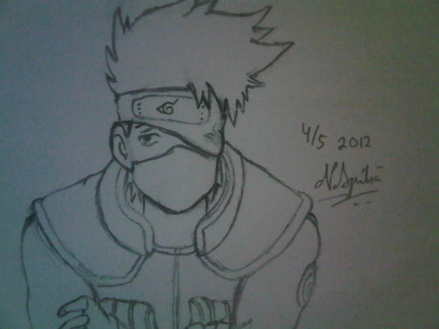 Hatake Kakashi Drawing by afrillia on DeviantArt