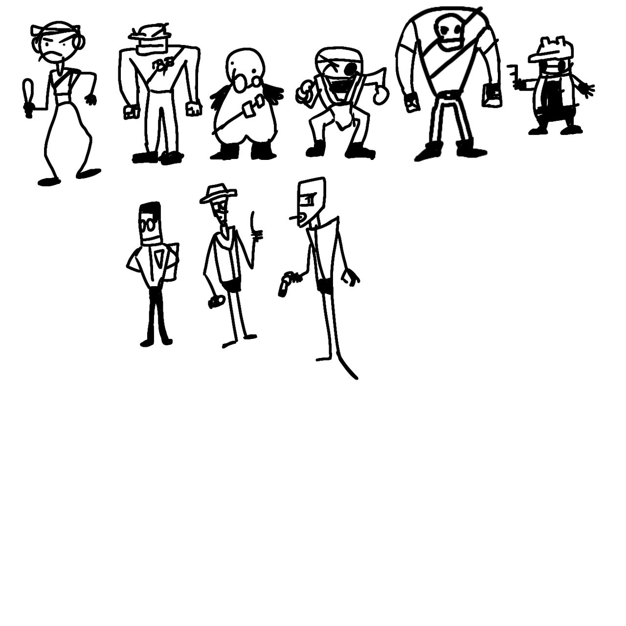 Tf2 Characters By N73746 On DeviantArt