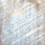Reflection in plastic tablecloth
