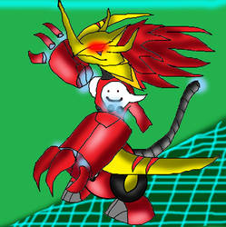 Digimon OC - Tri rendition by Zer0-Stormcr0w on DeviantArt