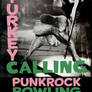 pinups thanksgiving punk rock bowling flyer