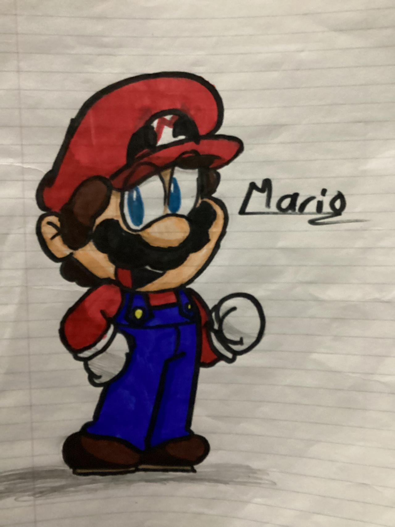 Mario Front Deviantart Mario by BuyingAtom8323 on DeviantArt