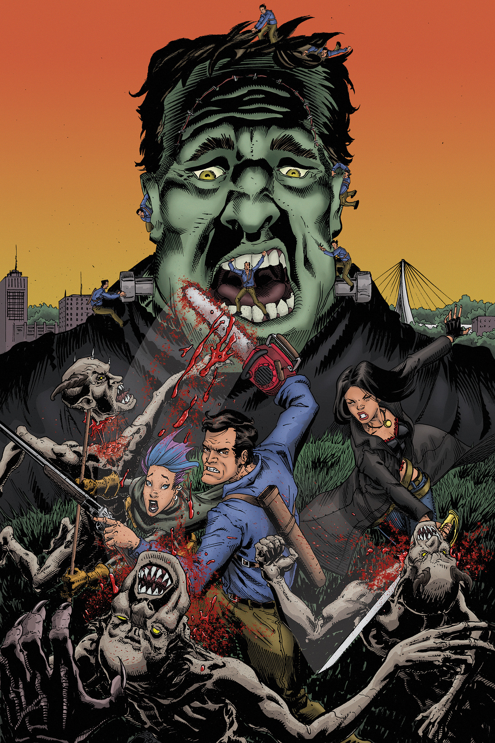 Army of Darkness: Furious Road #4, Variant Cover