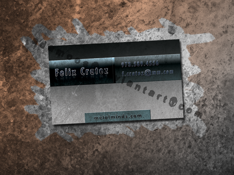 Metal Business Card