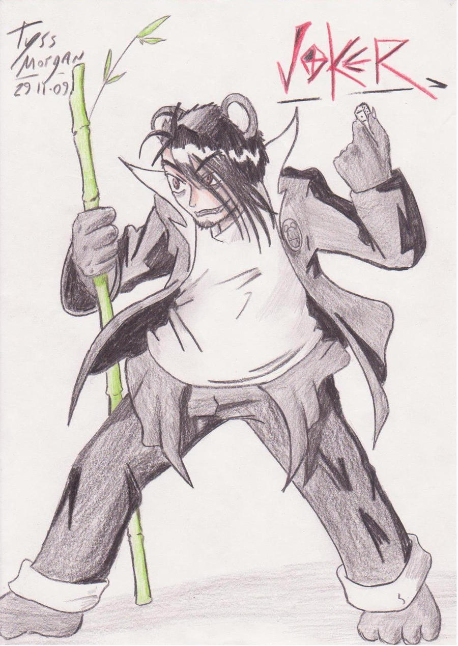 The panda Joker by Mirsot on DeviantArt