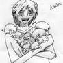 Asaba holding sheep