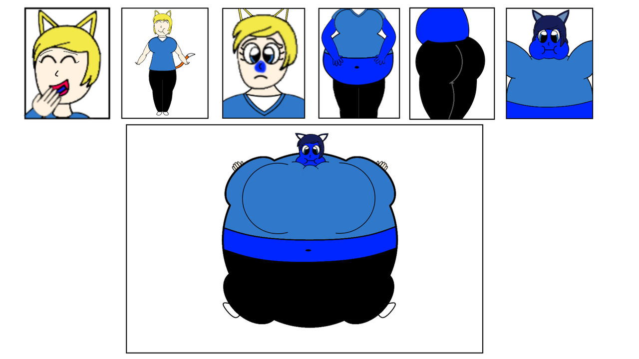 Commission Britney Turning Into a Blueberry Comic by DCGaming on