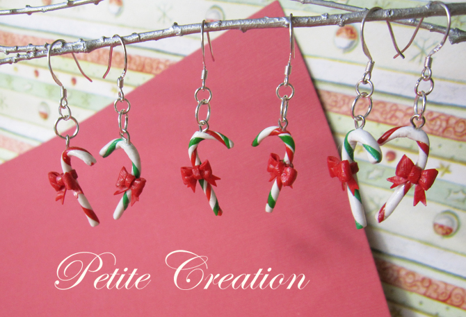 2010 candy cane earrings 1