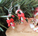 2010 candy cane earrings 3 by PetiteCreation