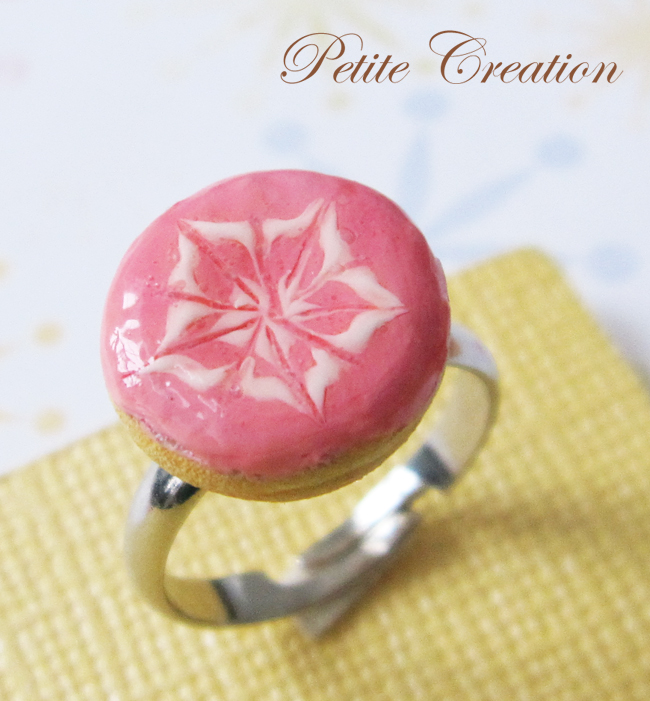 pink donut ring