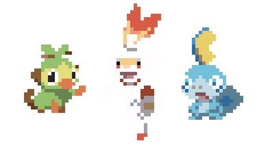 Pokemon - Gen  7 starters