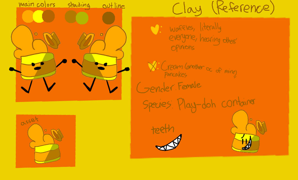 Object Oc Ref Clay (Object OC) REFERENCE by Slomex on DeviantArt