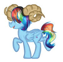 The Zodiac ponies : Aries : Rainbow Dash