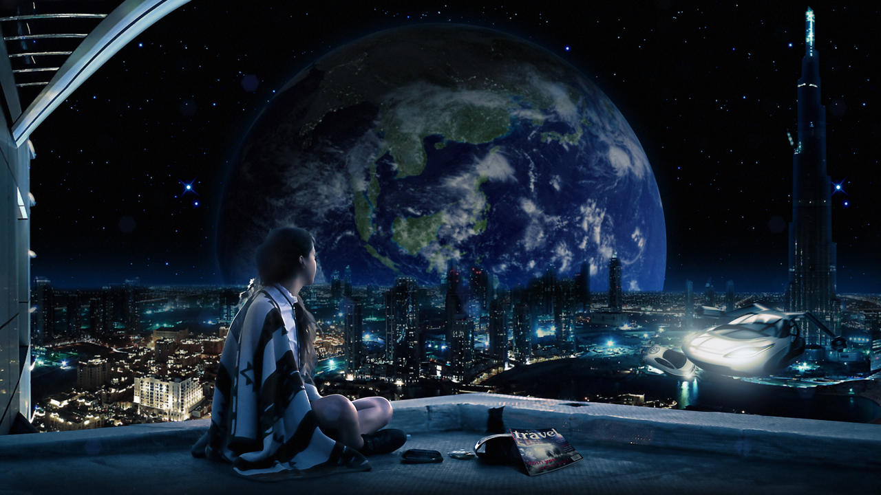 Longing for Earth by simdragon90
