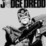 Judge Dredd greyscale