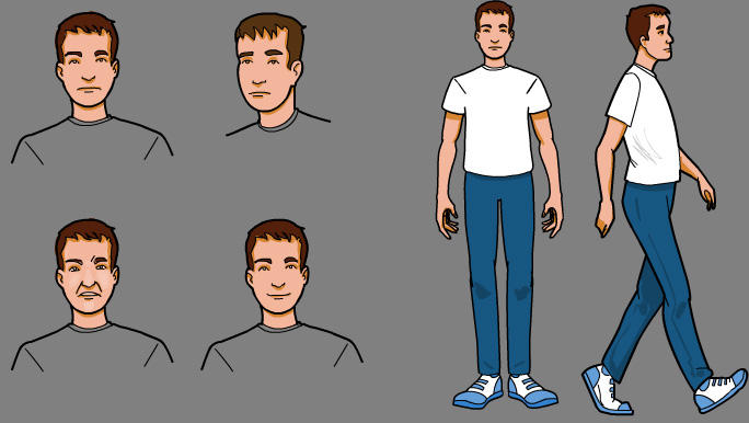 Elearning Course Character Character for e-learning course by JohnnyMc on DeviantArt