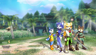 Star Fox adventures and Dinosaur Planet Wallpaper