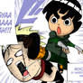 Konoha Poop Sticker Rock Lee