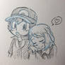 Ash Ketchum y Serena Dormir Amourshipping