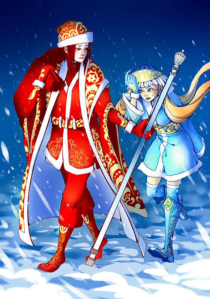 Father Frost and Snow-maiden