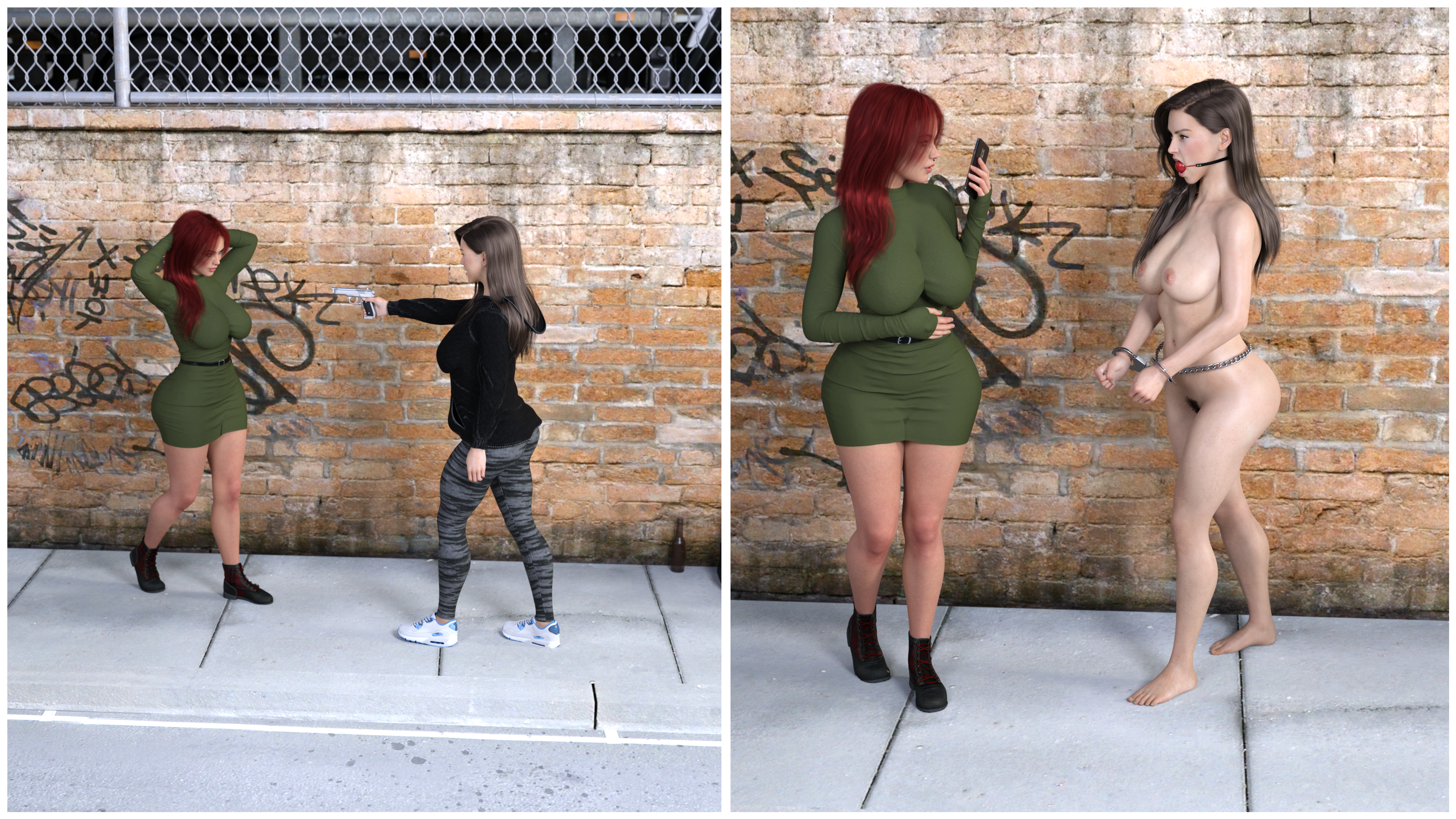 Finding Trouble - Before After