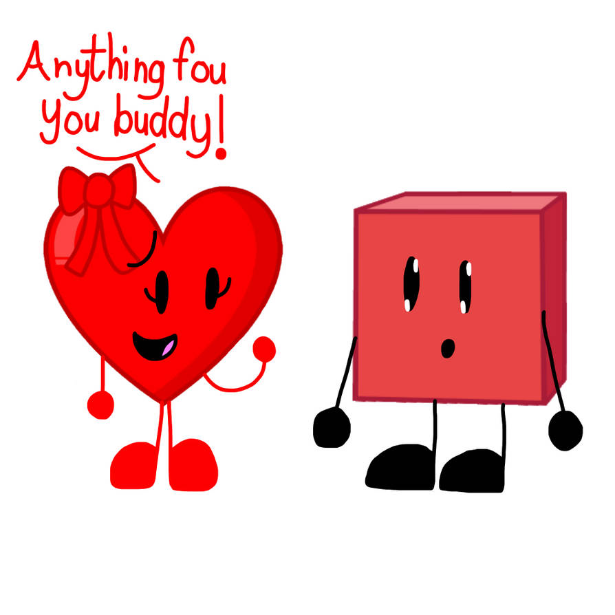 Heart And Blocky by Jd2024 on DeviantArt