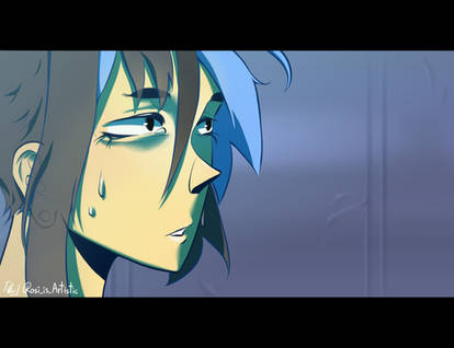 The stress... (inspired by an anime screenshot)